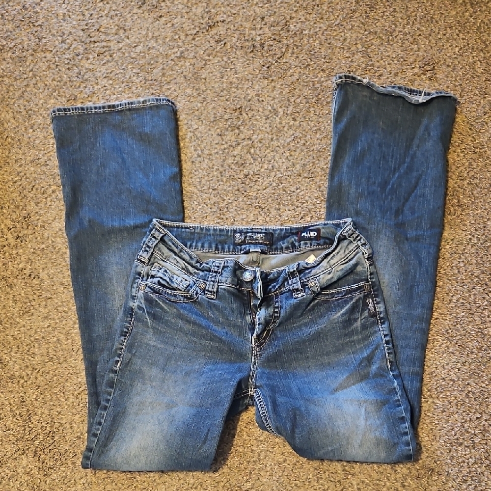 Silver Jeans Women's Blue Straight Leg Jeans